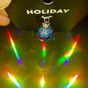 (🌟 3/10,5/15,7/20)NIP Blue Crystal Charm/Pendant